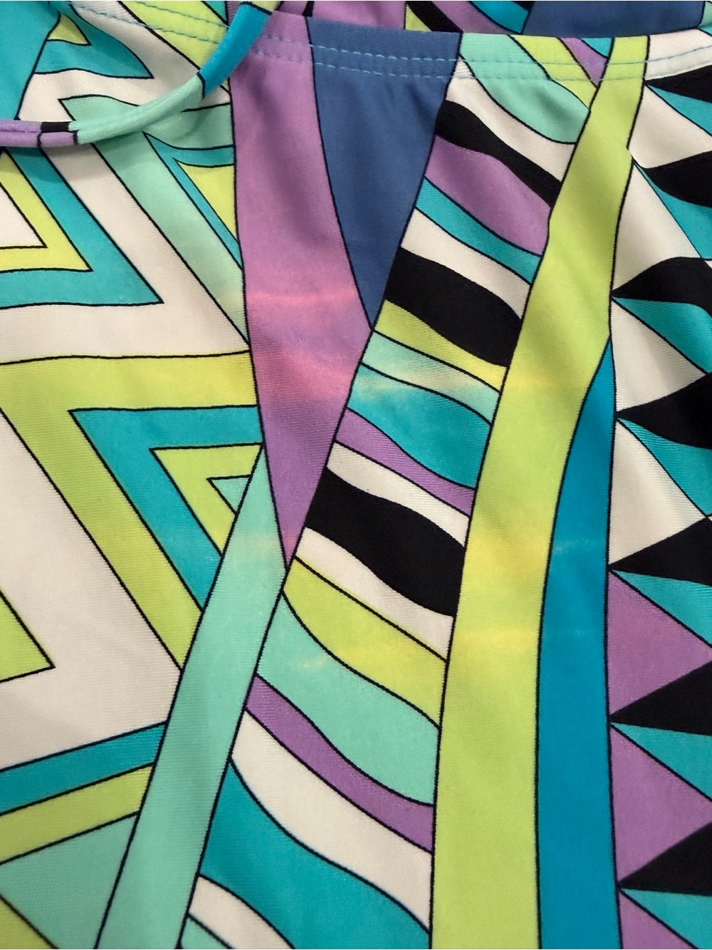 ☀️ Apt. 9 - Multicolor Geometric Print Women’s Tankini Top - Picture 6 of 7